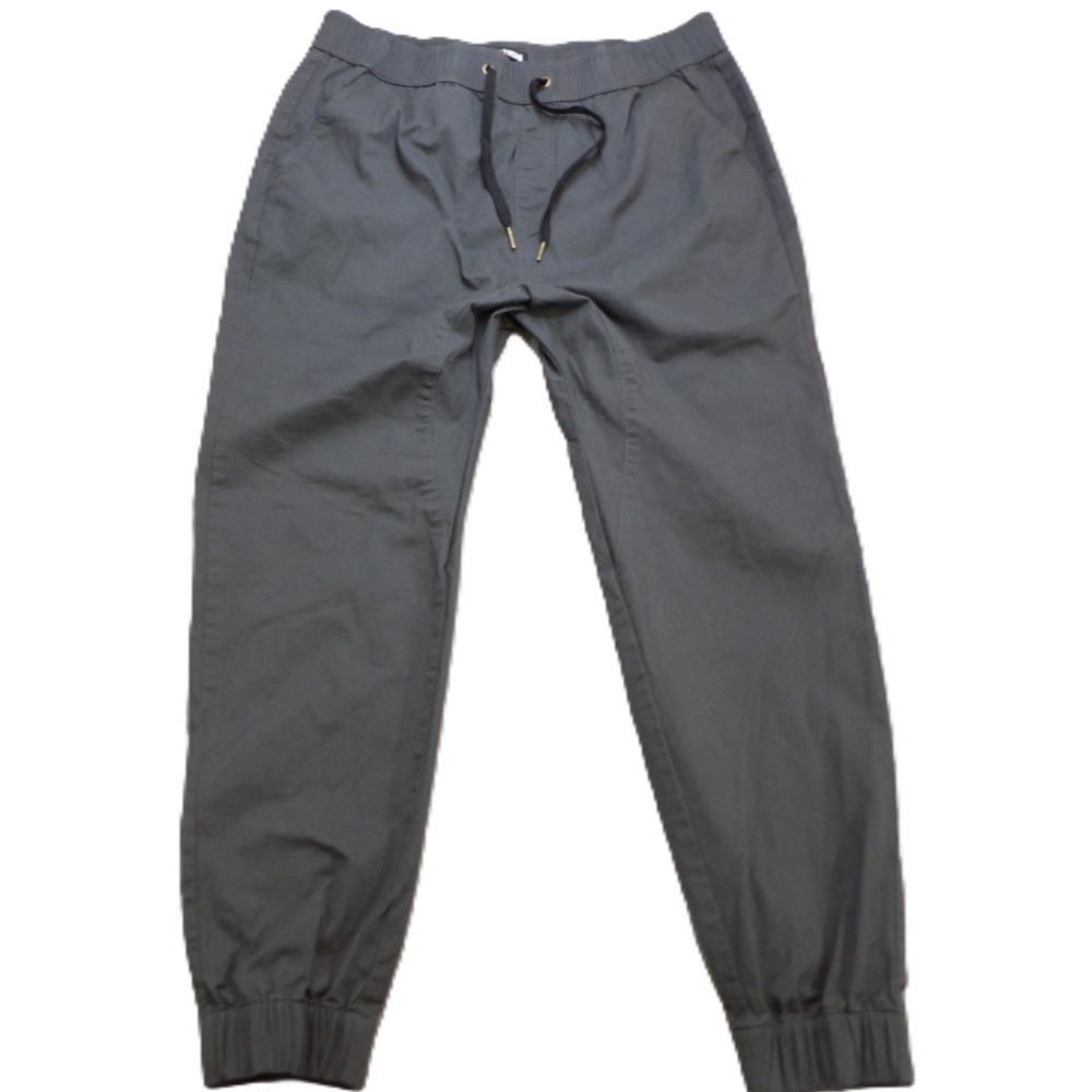 Italy Morn Jogger Pant Women XL Gray Stretch Drawstring Cuffed Athleisure Casual